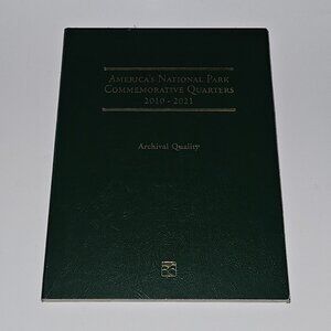 America's National Park Commemorative Quarters 2010-2021 Coin Folder Album EMPTY